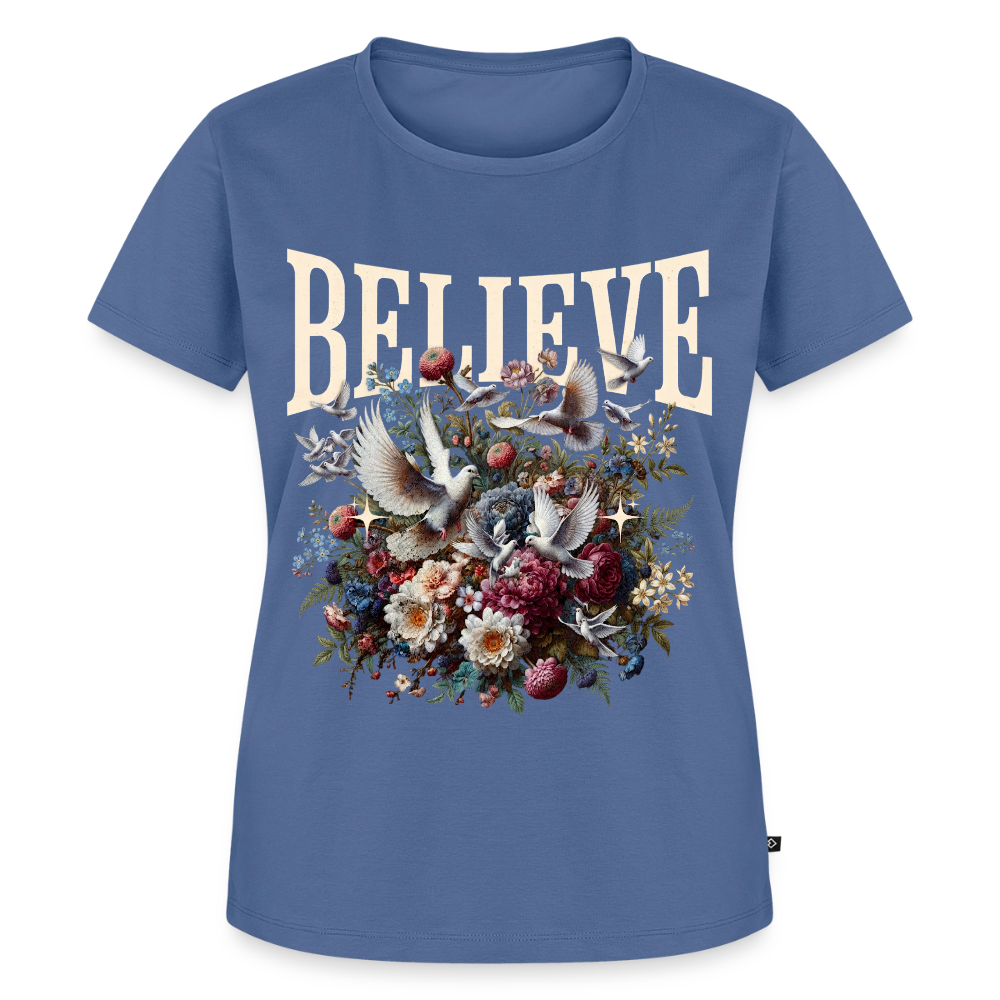 BELIEVE Premium T-Shirt - stone blue