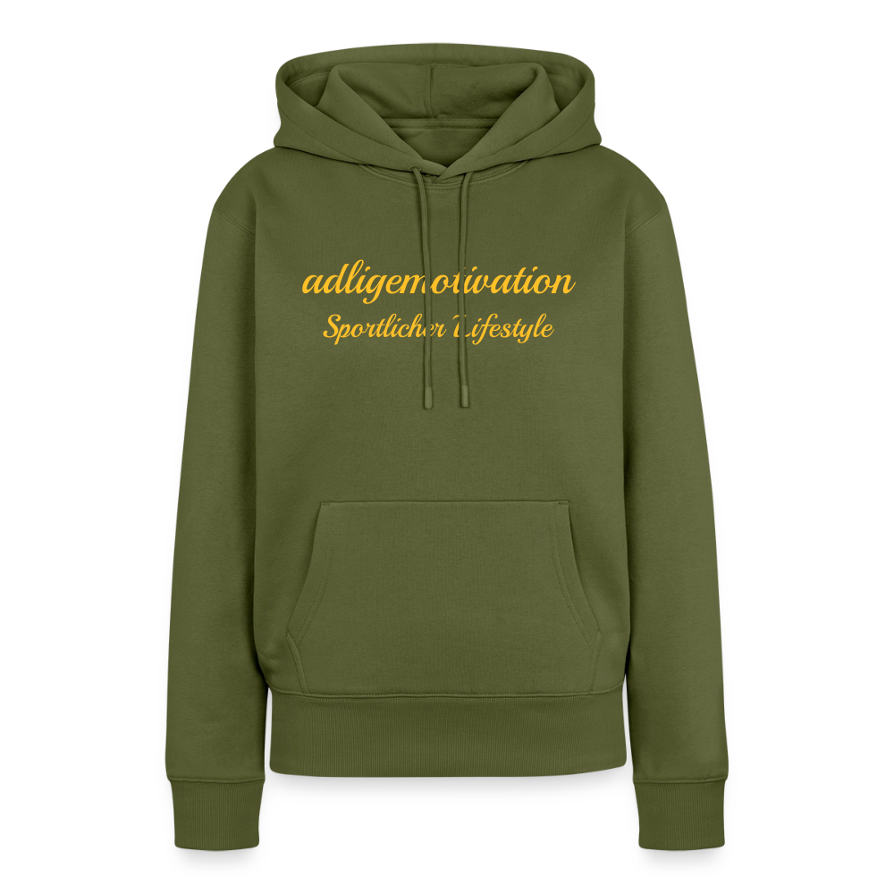 Sportlicher Lifestyle Premium Hoodie - khaki