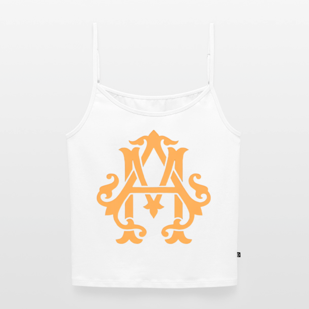 adligemotivations Premium Logo Spaghetti Strap Top - white