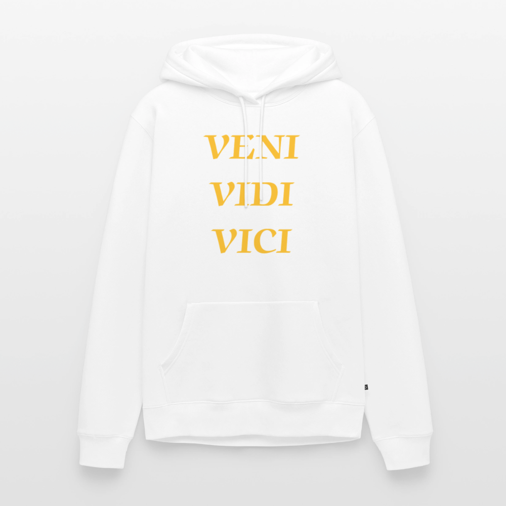 Veni, vidi, vici Premium Hoodie - white