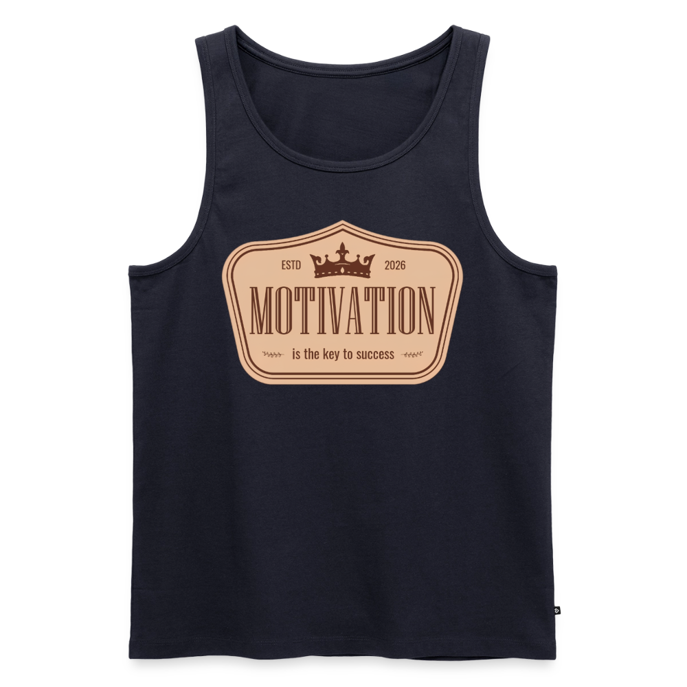 Motivations Premium Tank Top - navy