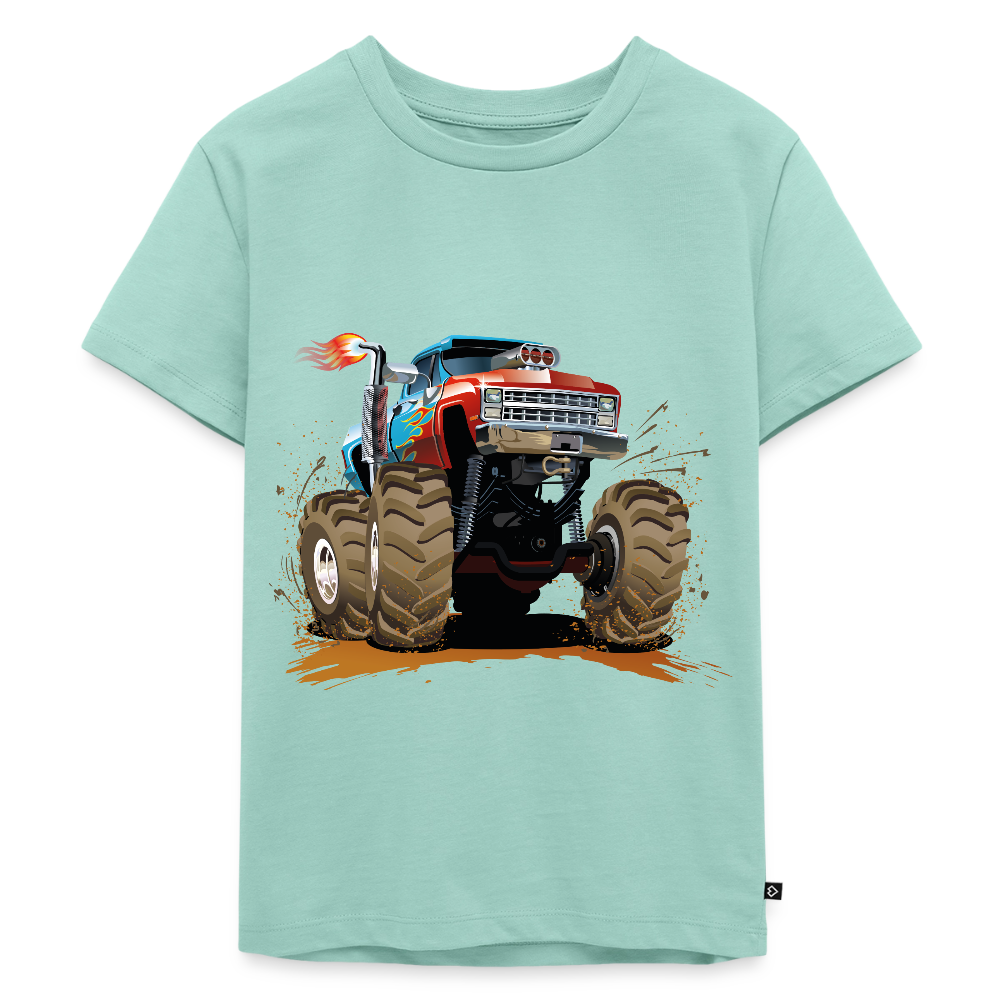 Monstertruck Premium Kinder T-Shirt - mint 