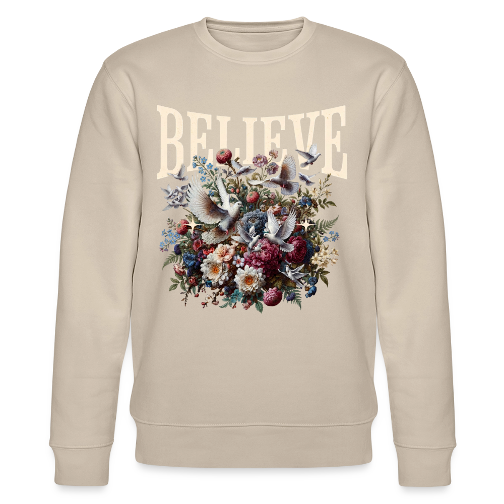 BELIEVE Premium Sweatshirt - beige