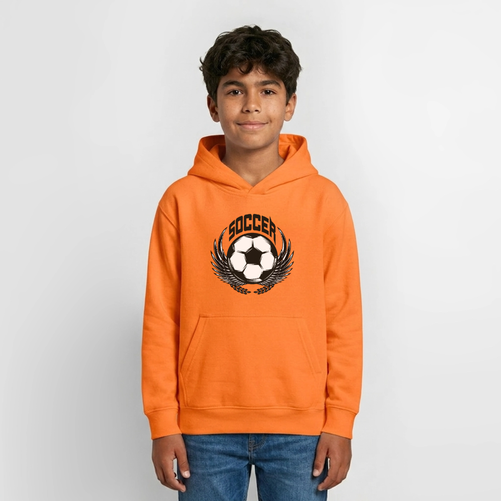 Soccer Hoodie Teenager - orange