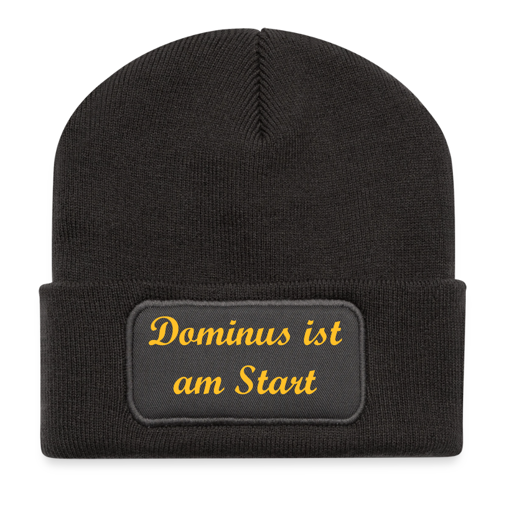 Dominus ist am Start Mütze - dark grey