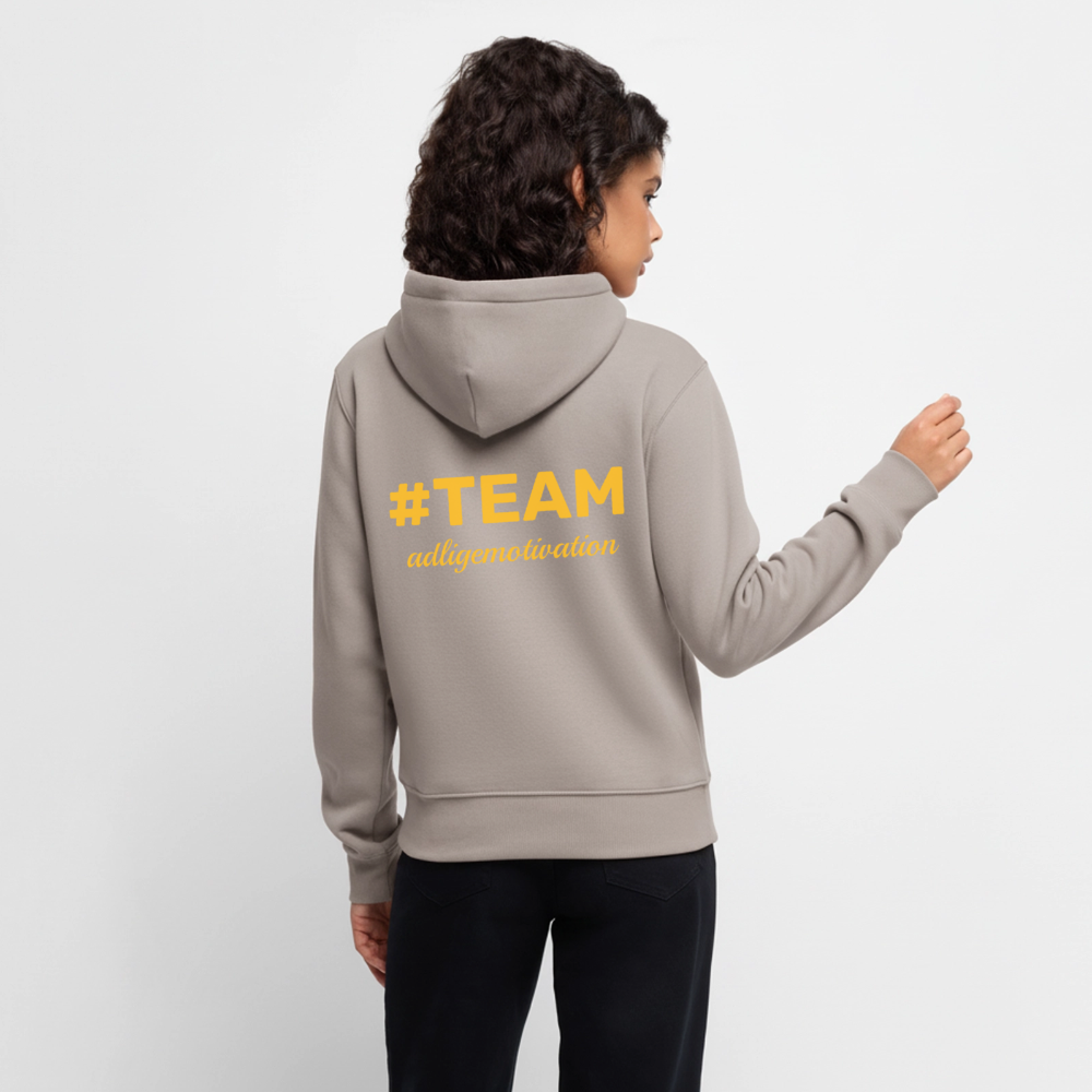 #TEAM adligemotivation Premium Logo Hoodie - taupe