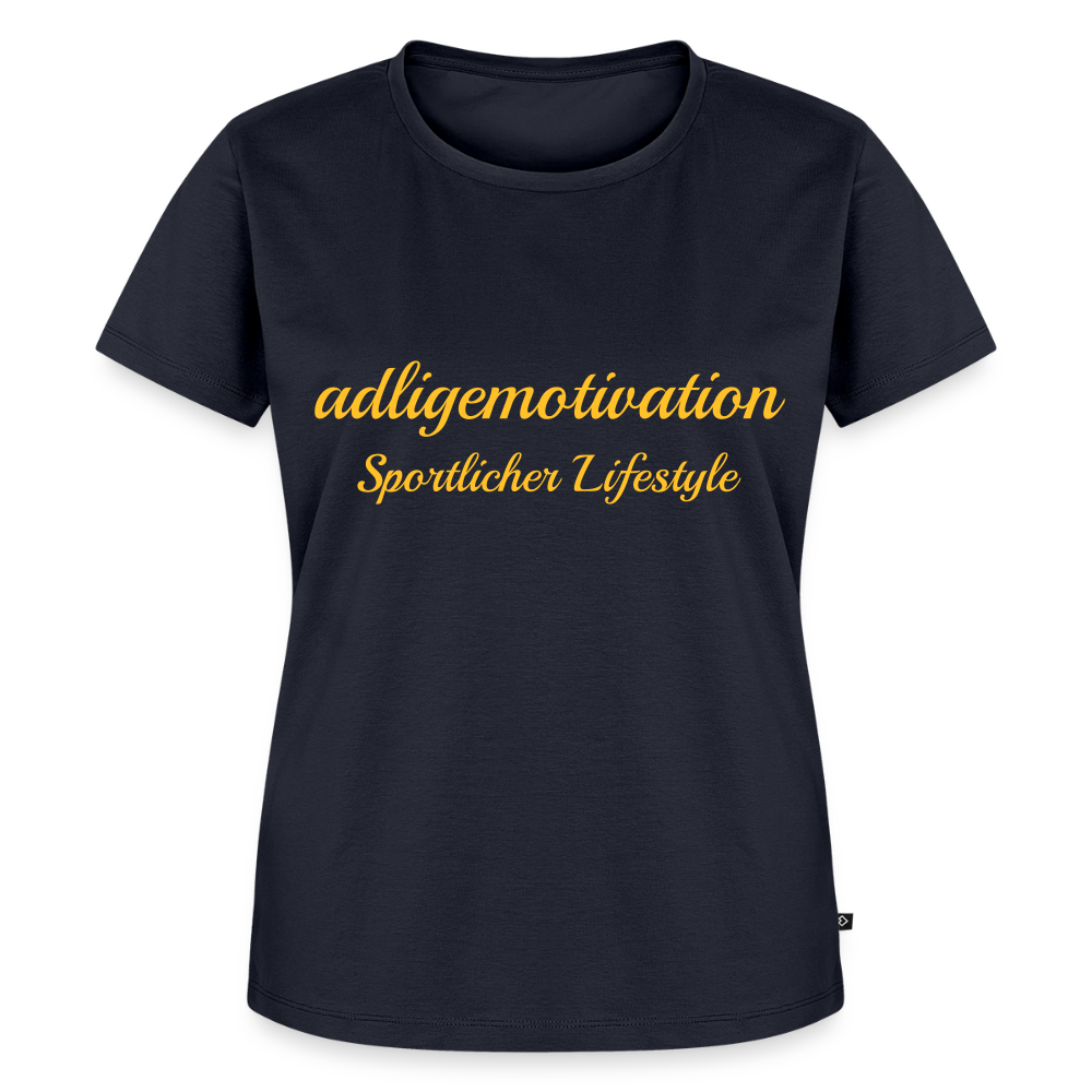 Sportlicher Lifestyle Premium T-Shirt - navy
