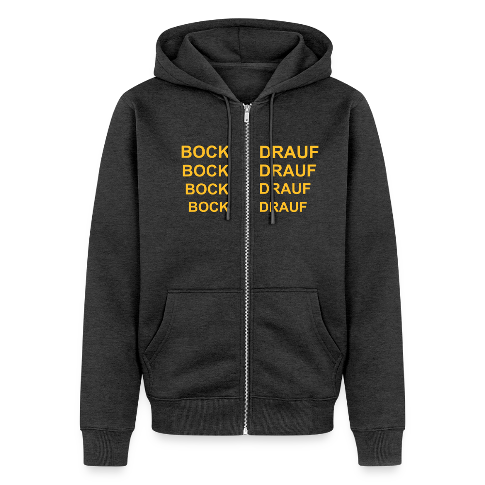 BOCK DRAUF Premium Sweatjacke - heather anthracite