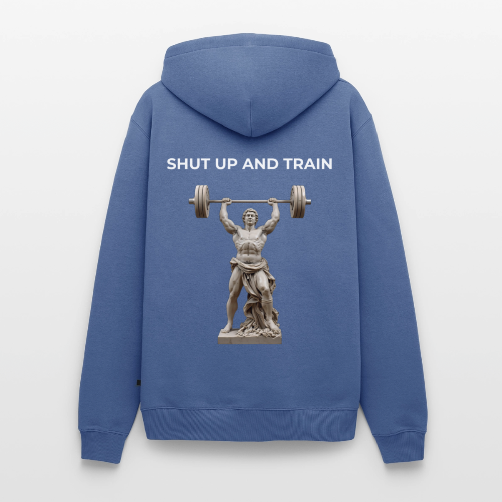 NO PAIN NO GAIN Premium Hoodie - stone blue