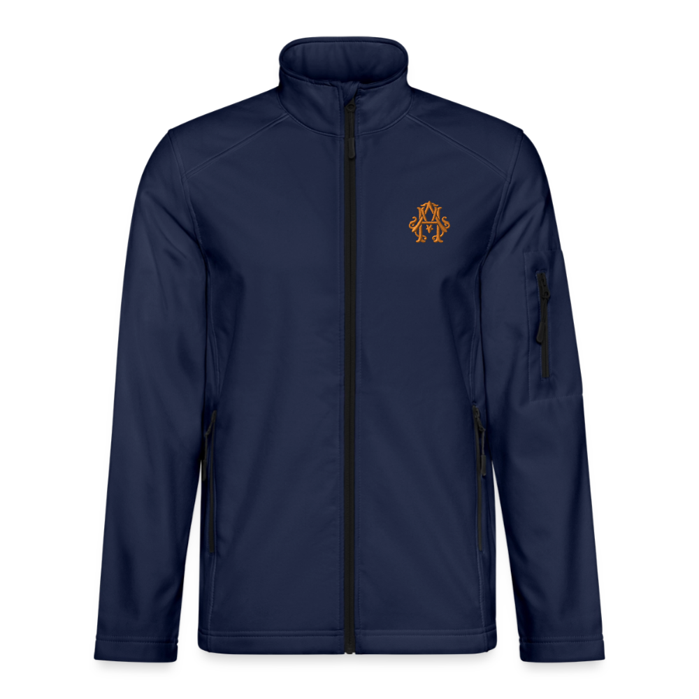 adligemotivations Logo Softshelljacke - navy
