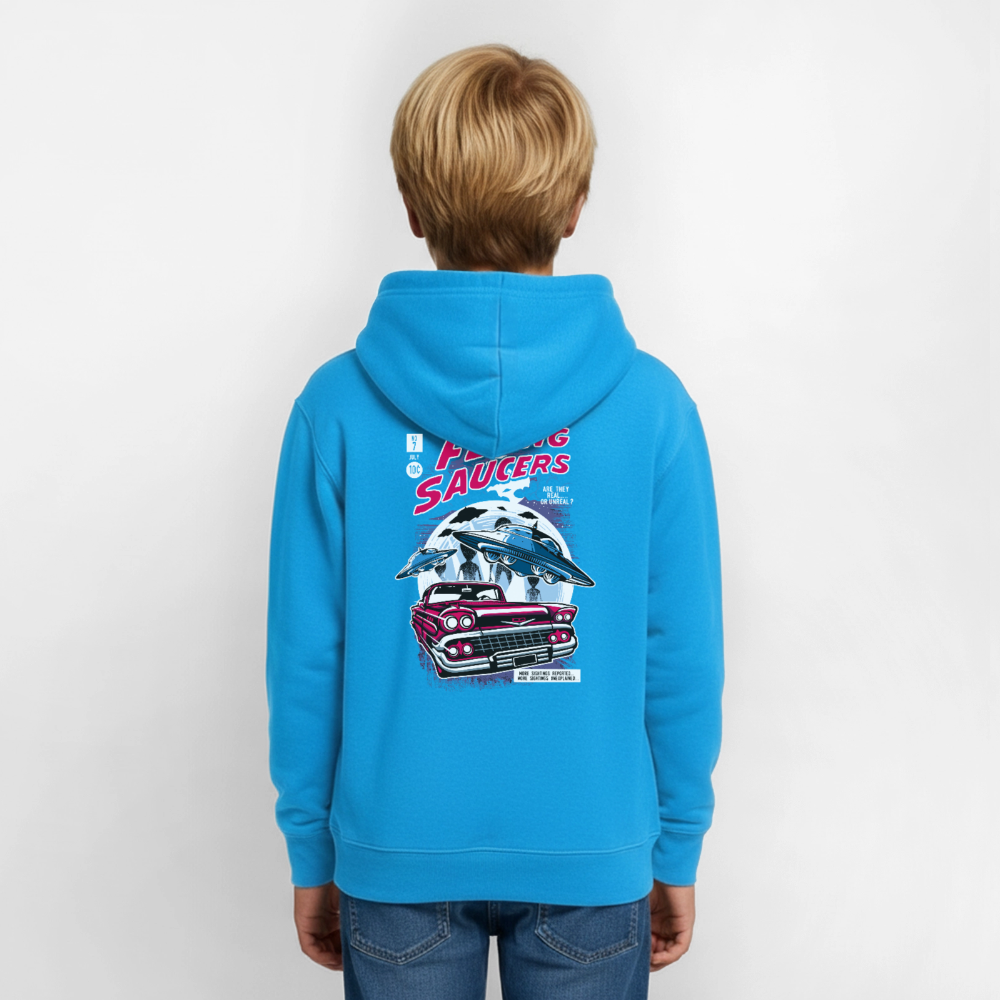 FLYING SAUCERS Hoodie Teenager - sea blue