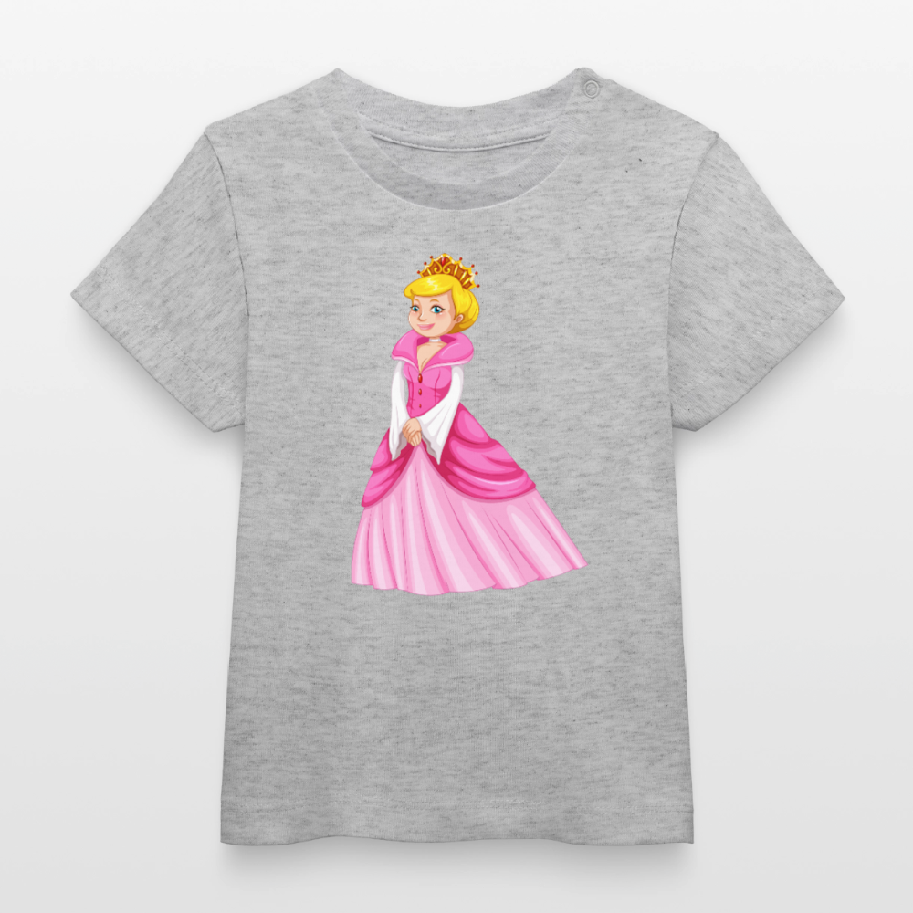 Prinzessin Premium Baby T-Shirt - heather grey