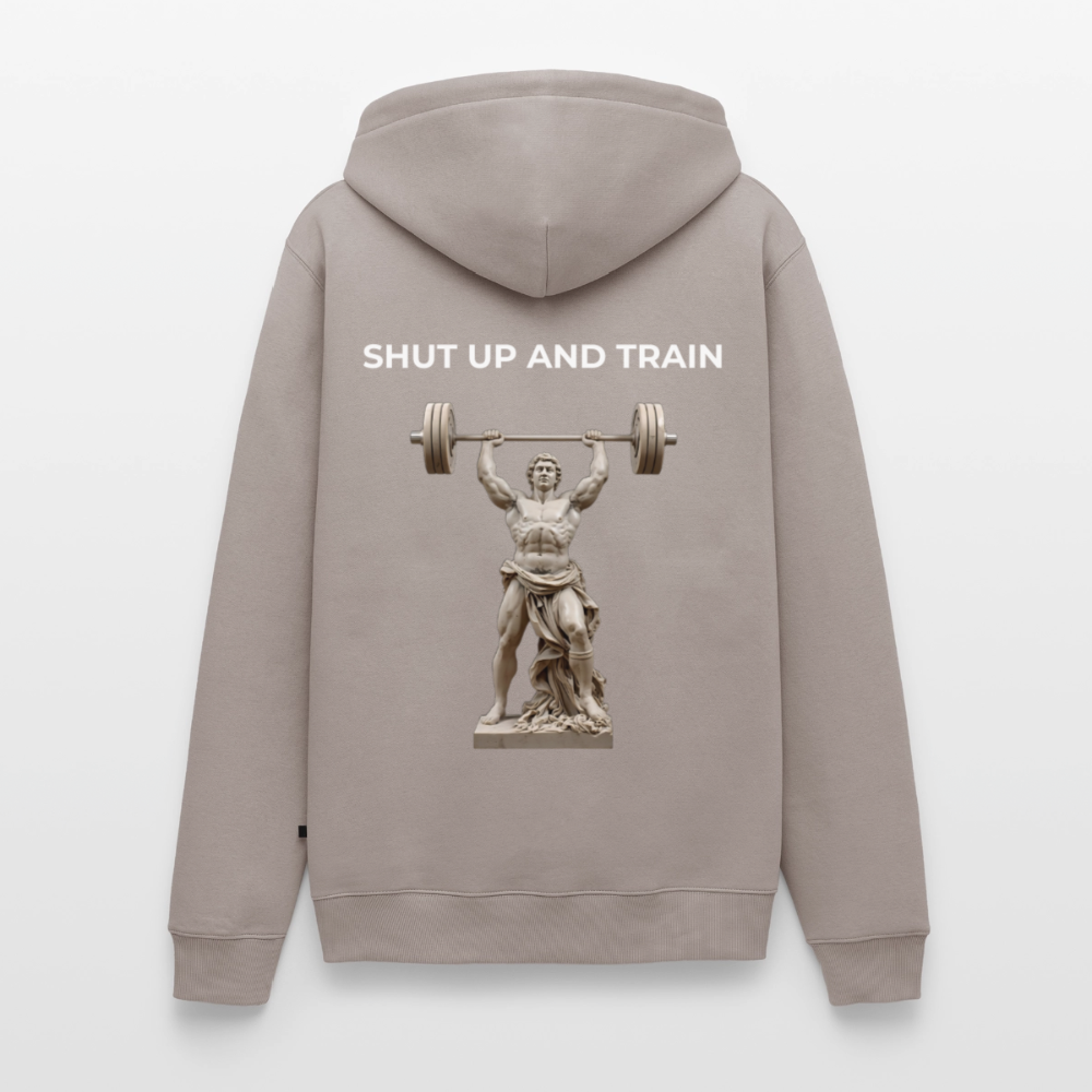 NO PAIN NO GAIN Premium Hoodie - taupe