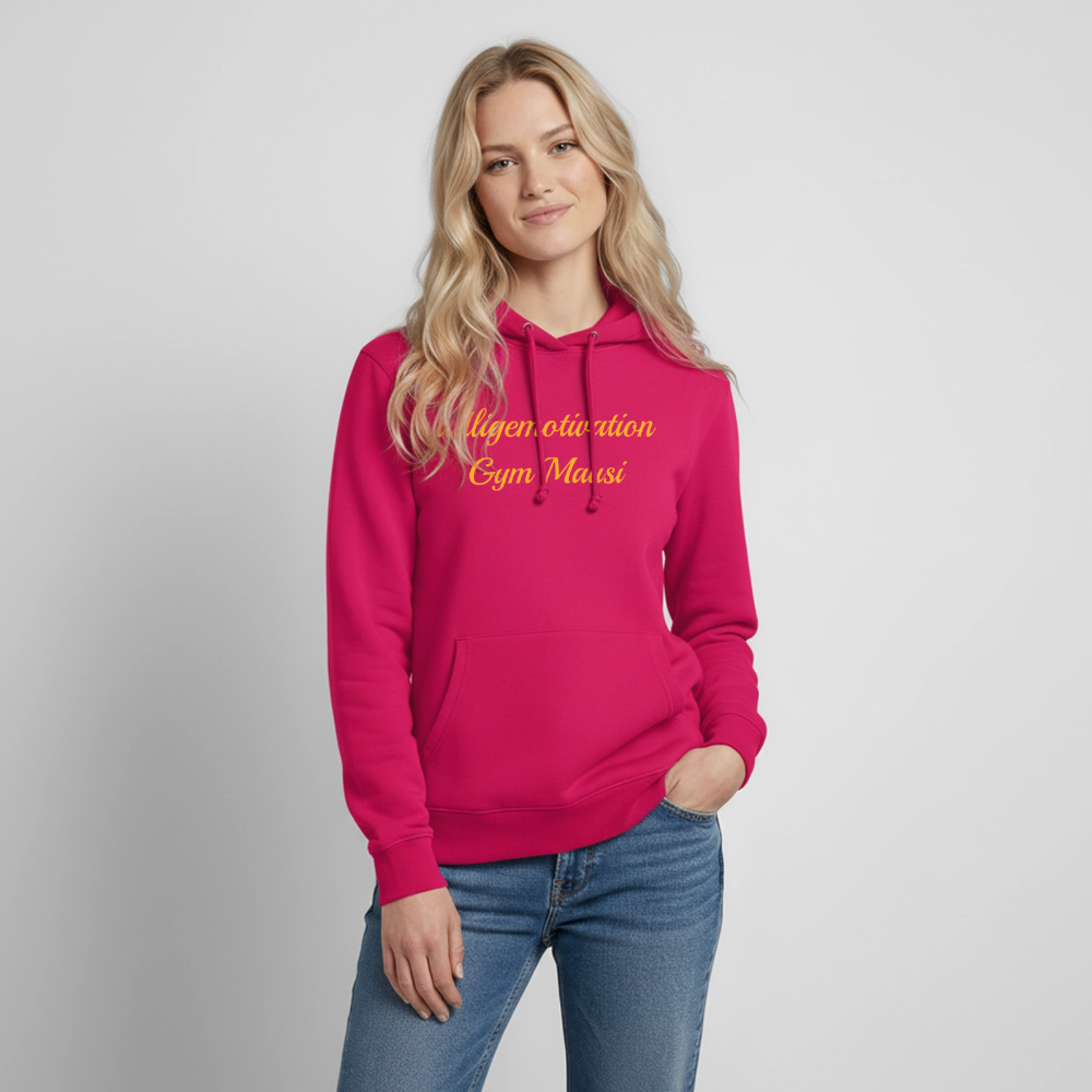 Gym Mausi Hoodie - dark pink