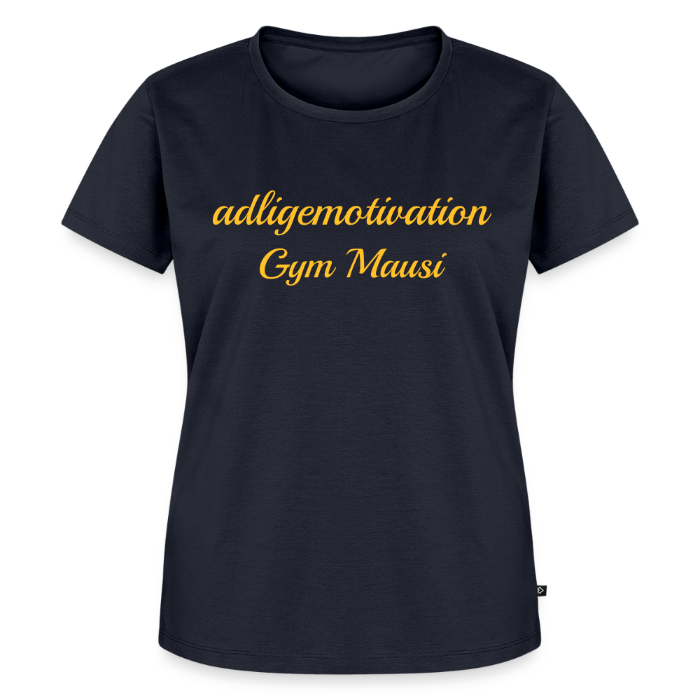 Gym Mausi Premium  T-Shirt - navy