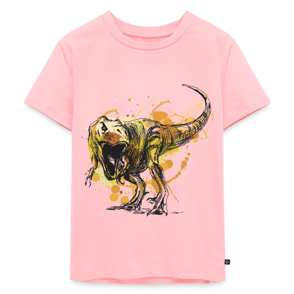 Dinosaurier Premium Kinder T-Shirt - rose