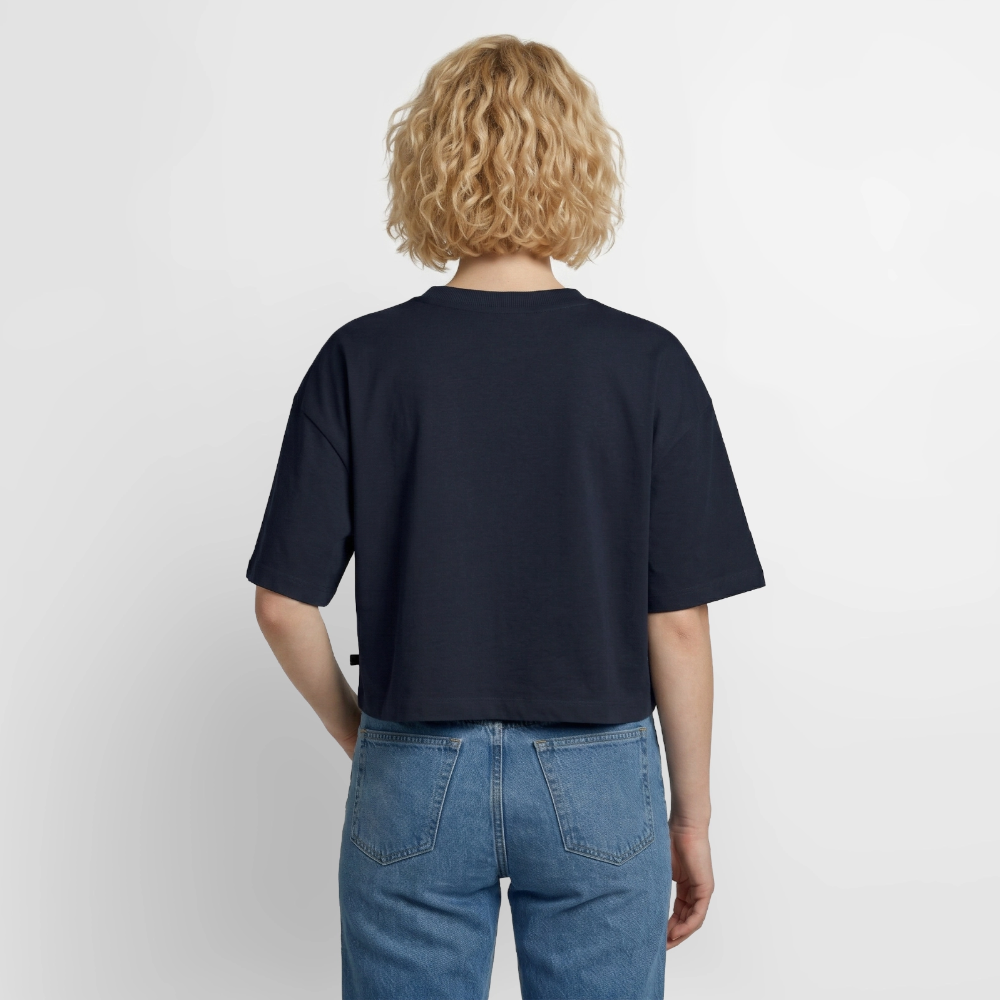 Cropped Premium T-Shirt - navy