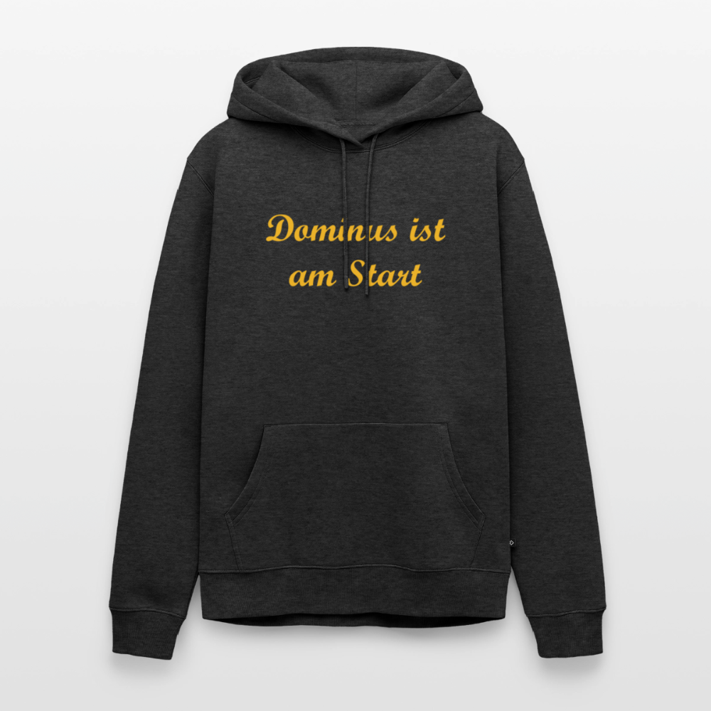 Dominus ist am Start Premium Hoodie - heather anthracite