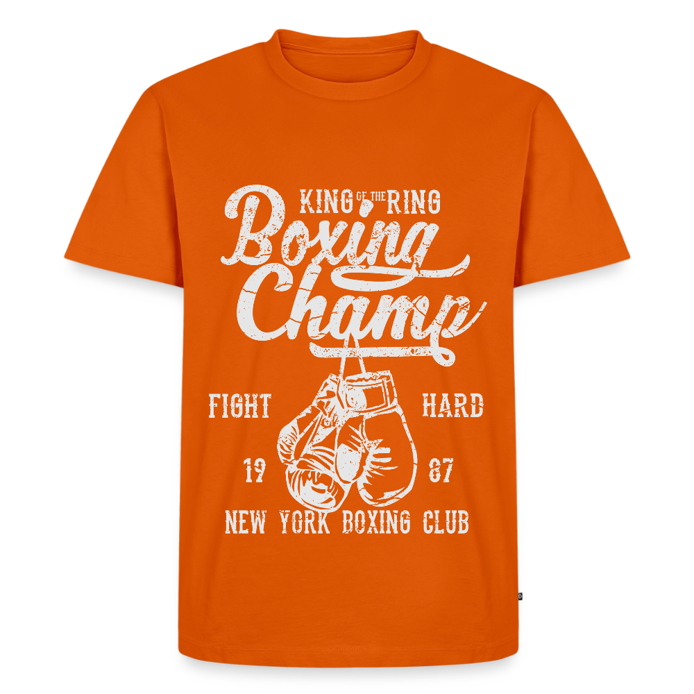 Boxing Champ Premium T-Shirt - orange 