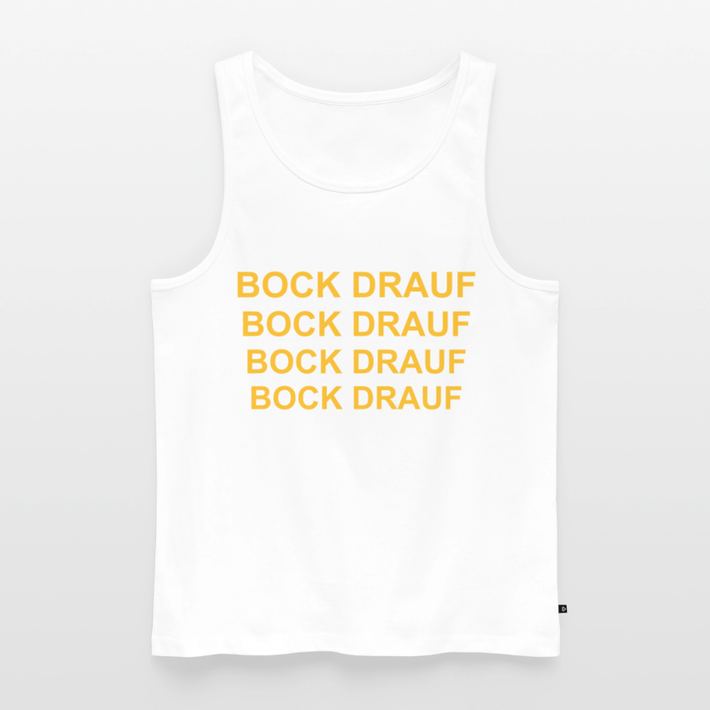 BOCK DRAUF Premium Tank Top - white