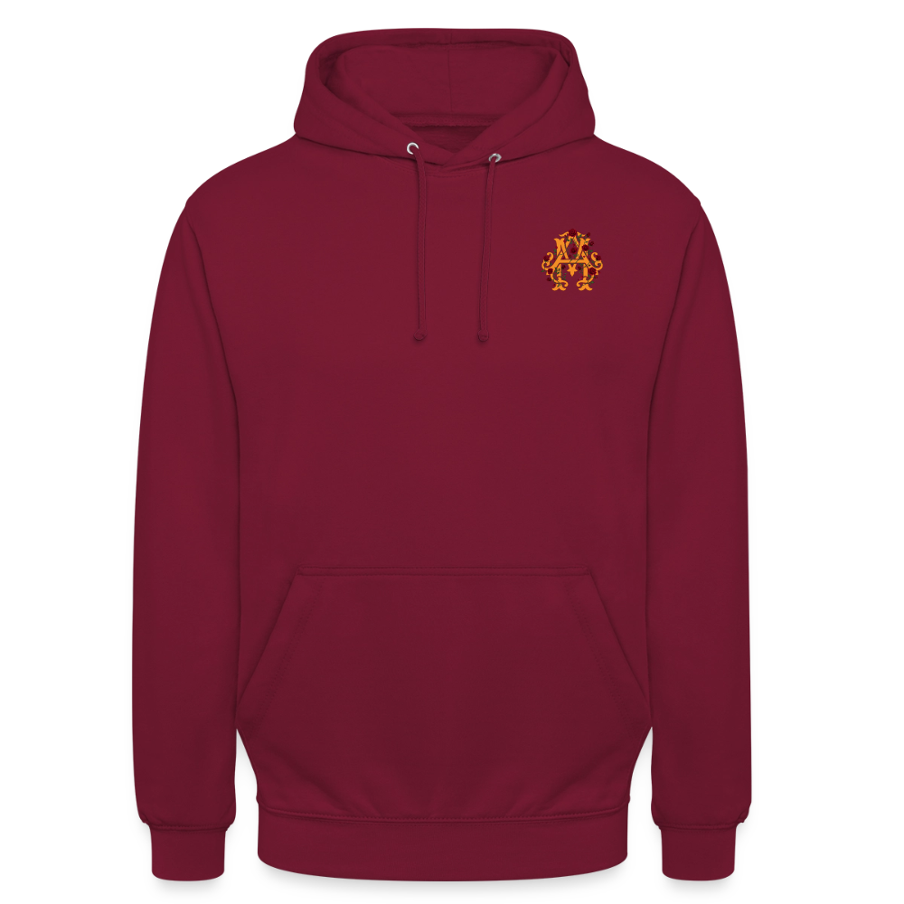 FAITH, HOPE, LOVE Hoodie - bordeaux