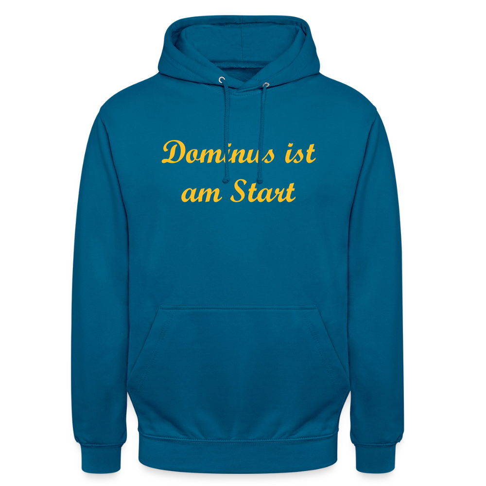 Dominus ist am Start Hoodie - deep sea blue 
