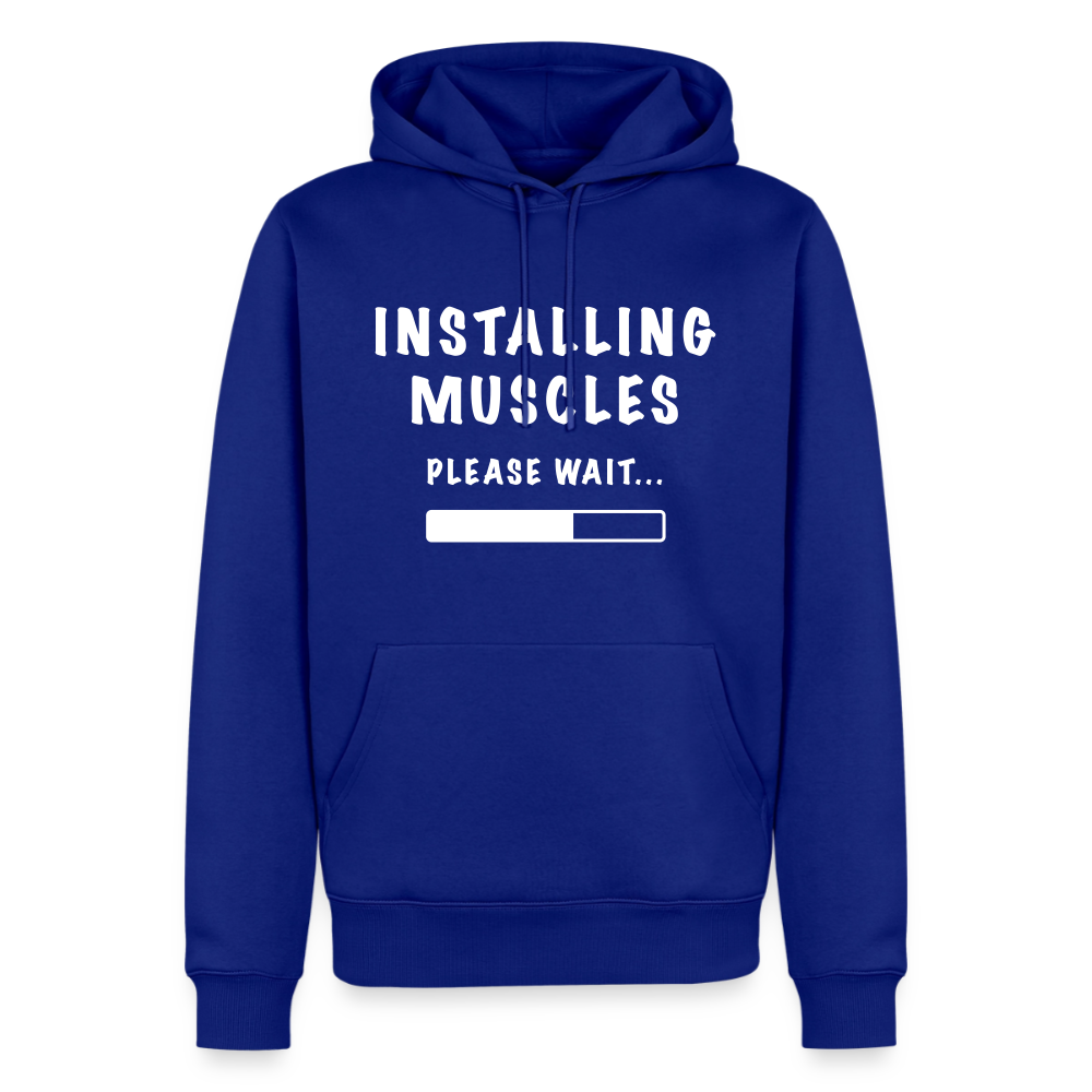 INSTALLUNG MUSCLES Premium Hoodie - royal blue