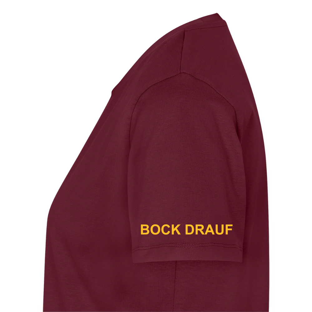 BOCK DRAUF Premium T-Shirt Woman - burgundy