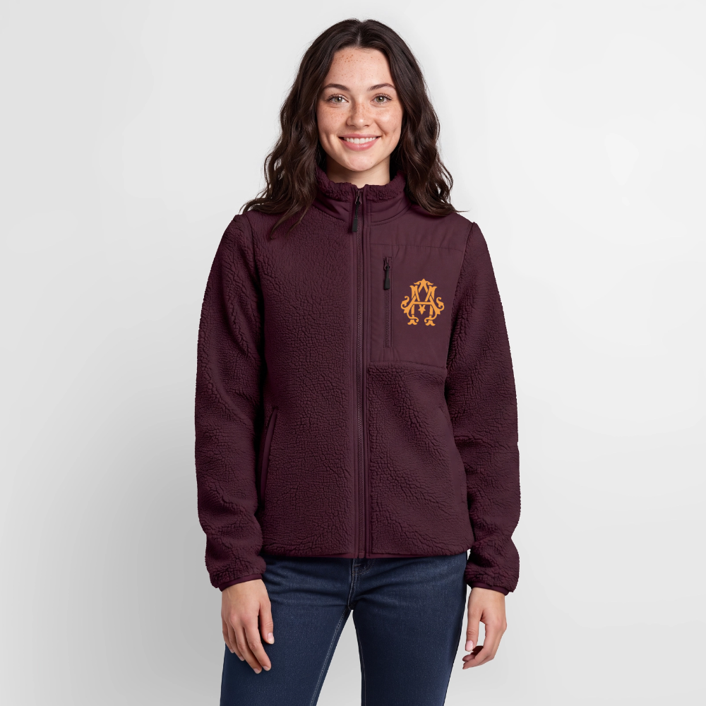 adligemotivations Logo Sherpa - Jacke - maroon
