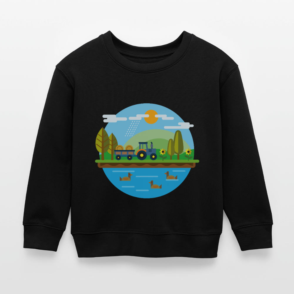 Bauernhof Premium Kinder Sweatshirt - black