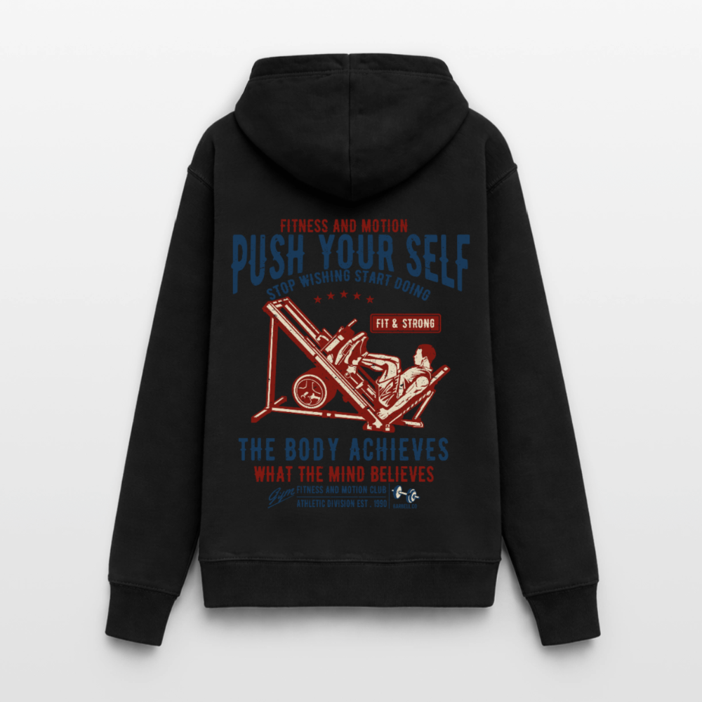 PUSH YOUR SELF Hoodie - black