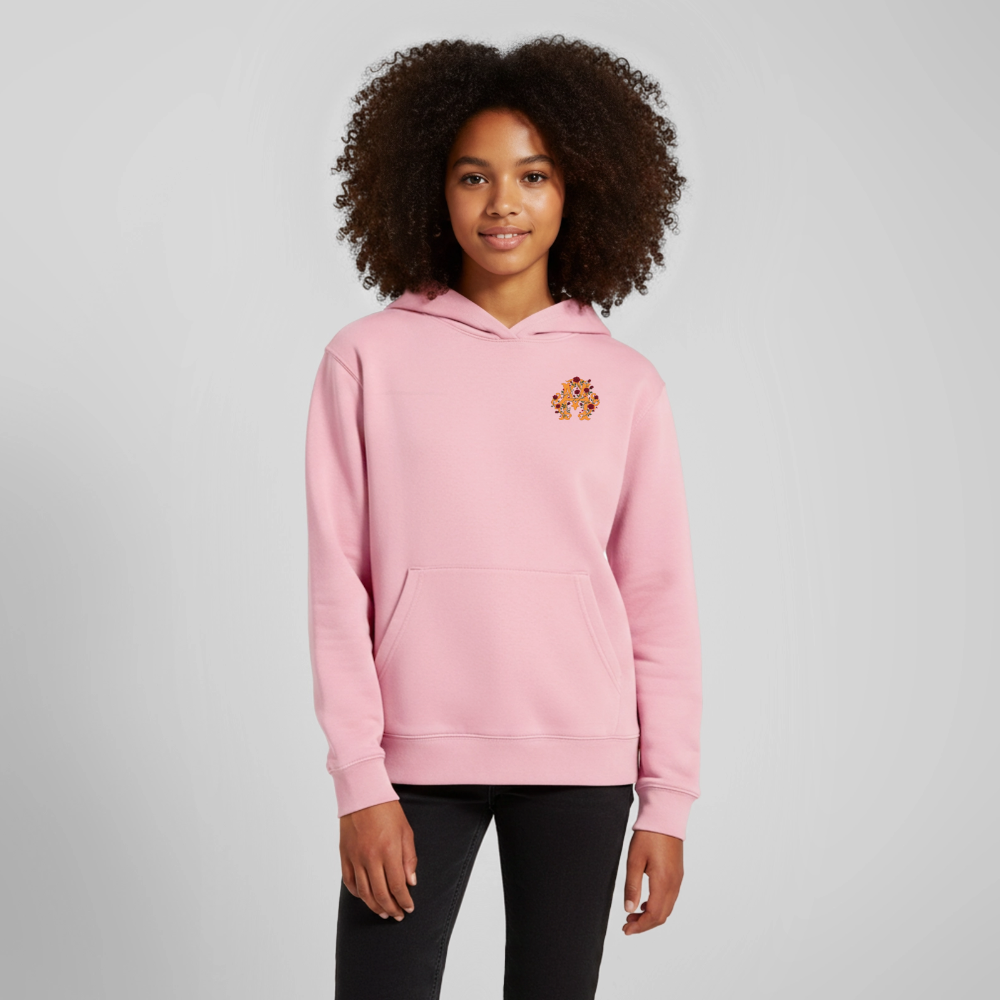 FAITH, HOPE, LOVE Premium Hoodie - cotton pink