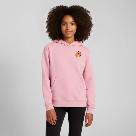 FAITH, HOPE, LOVE Premium Hoodie - cotton pink