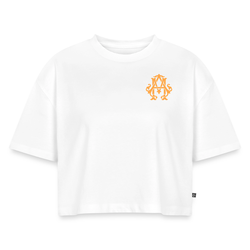 #TEAM adligemotivation Cropped Premium T-Shirt - white