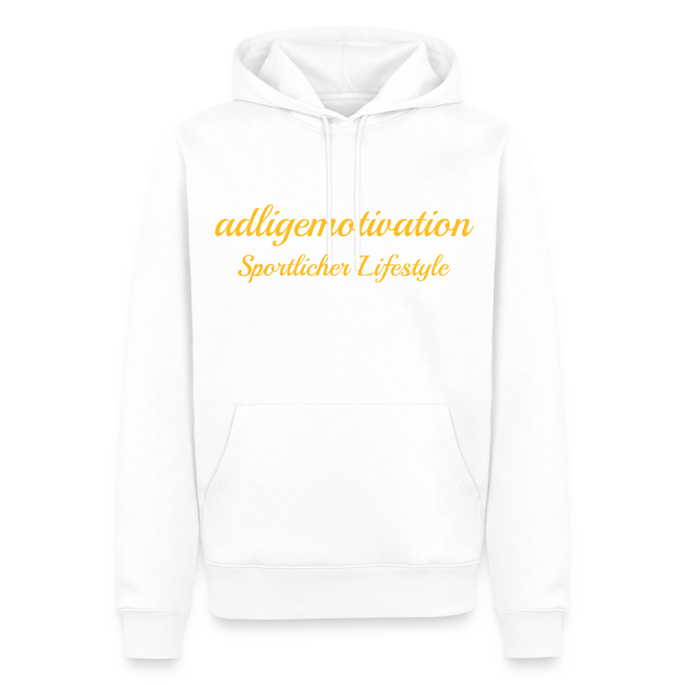 Sportlicher Lifestyle Premium Hoodie - white