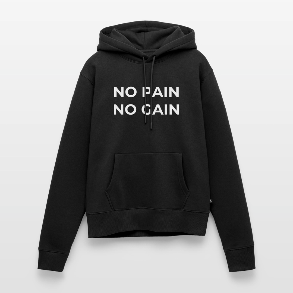 NO PAIN NO GAIN Hoodie Women - black