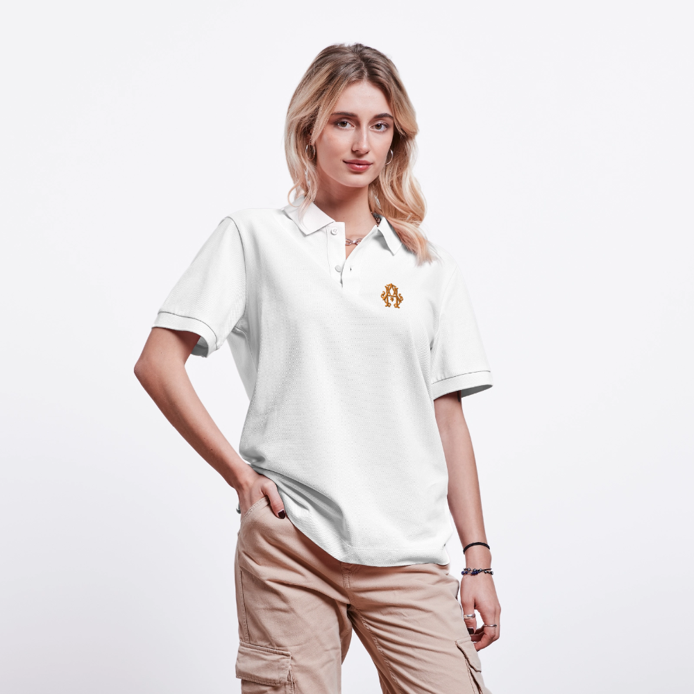 adligemotivations Logo Premium Polo Shirt - white