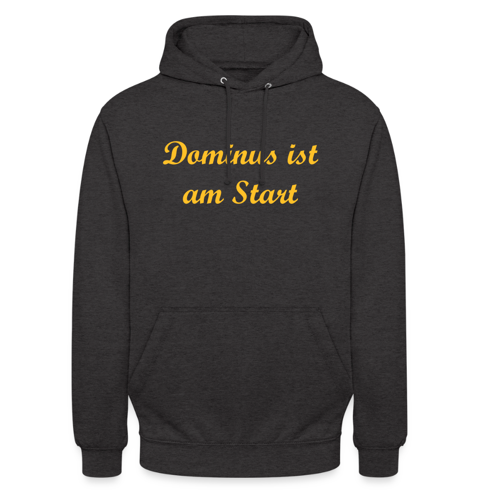 Dominus ist am Start Hoodie - charcoal grey