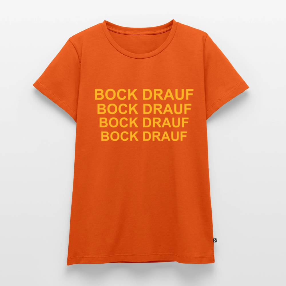 BOCK DRAUF Premium T-Shirt Woman - orange 