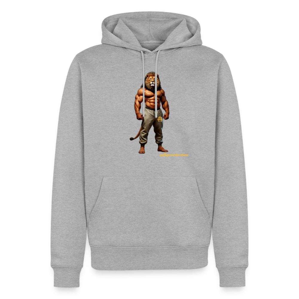 Löwenmann Premium Hoodie - heather grey