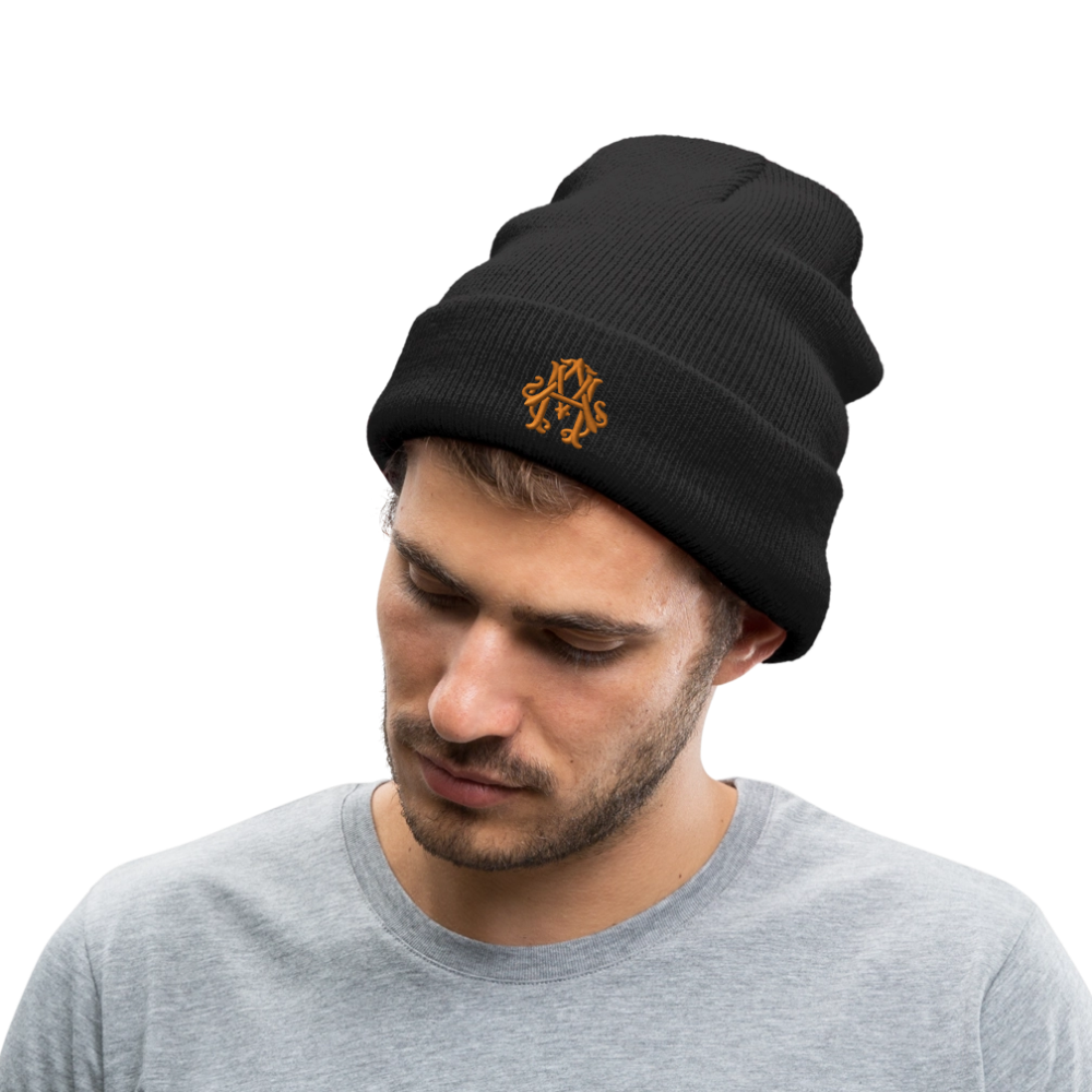 adligemotivations Logo Wintermütze - black
