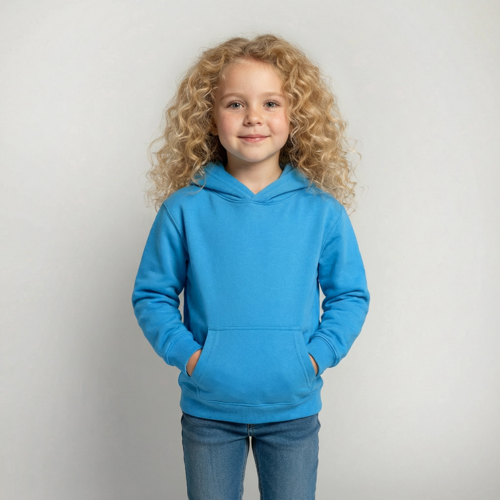 Bauernhof Kinder Hoodie - sea blue