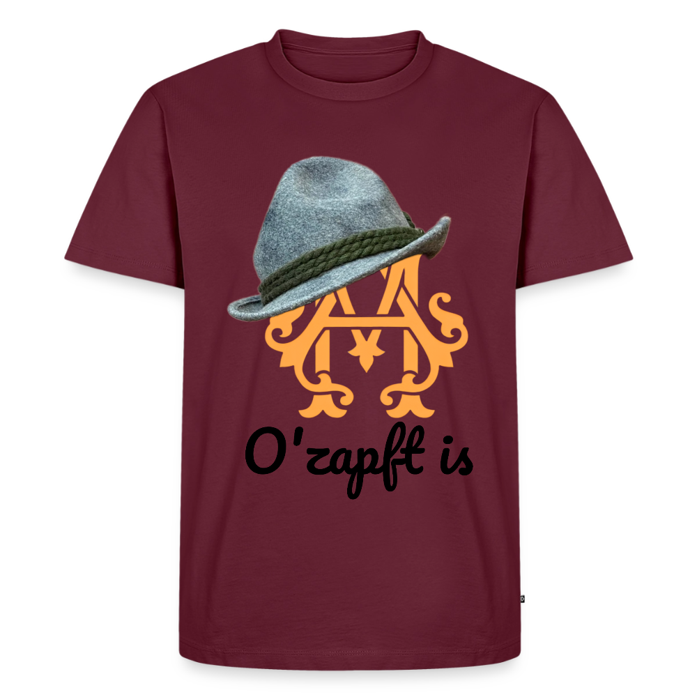 O´zapft is Premium T-Shirt - burgundy