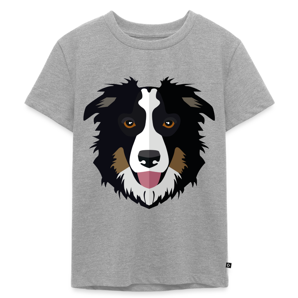 Hund Premium Kinder T-Shirt - heather grey