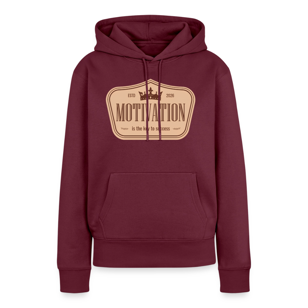 Motivations Premium Hoodie Woman - burgundy