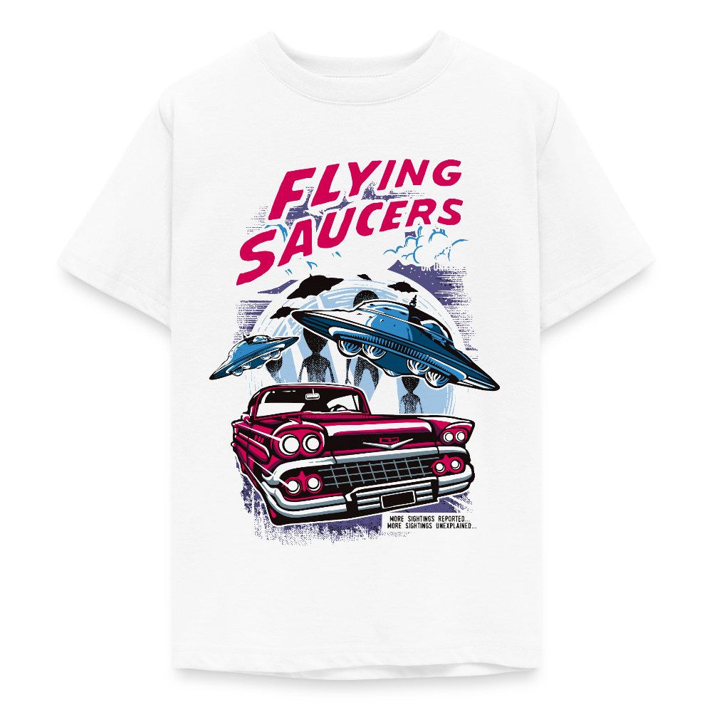 FLYING SAUCERS Teenager T-Shirt - white