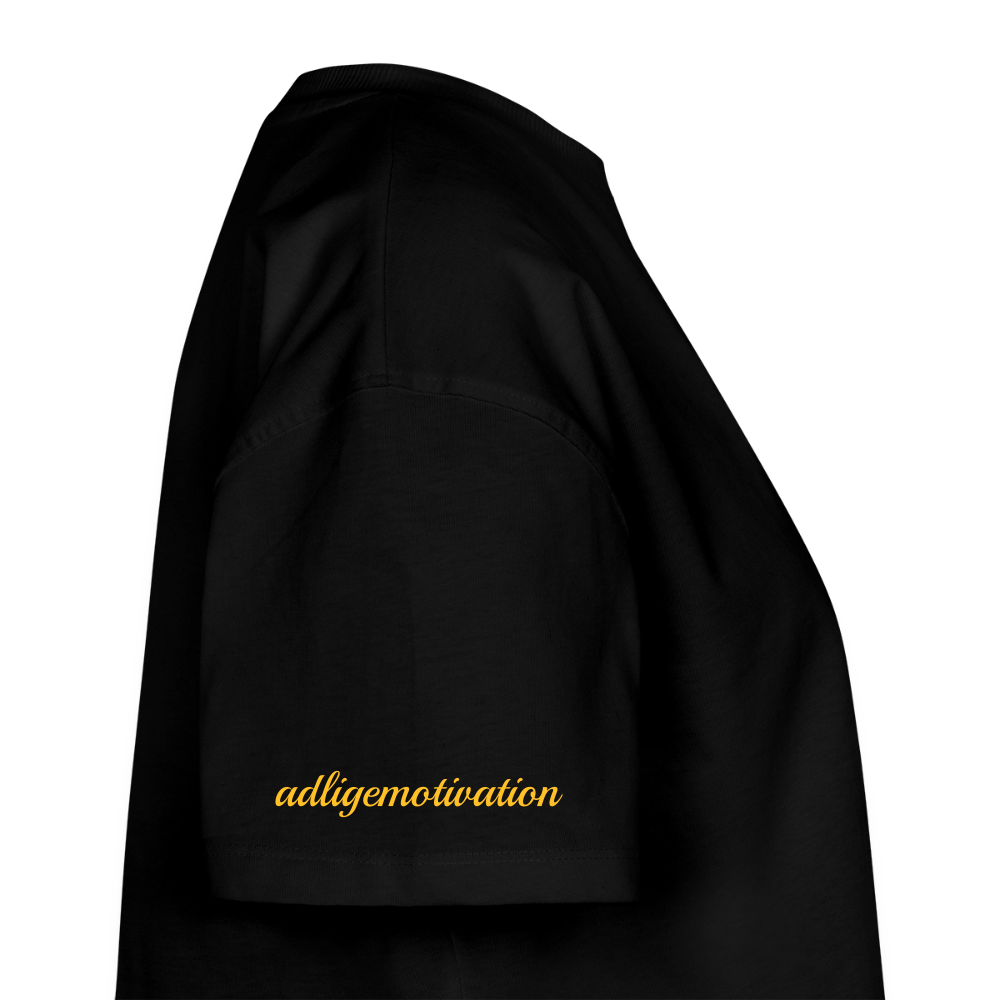 adligemotivations Logo Oversized Cropped T-Shirt Premium Woman - black