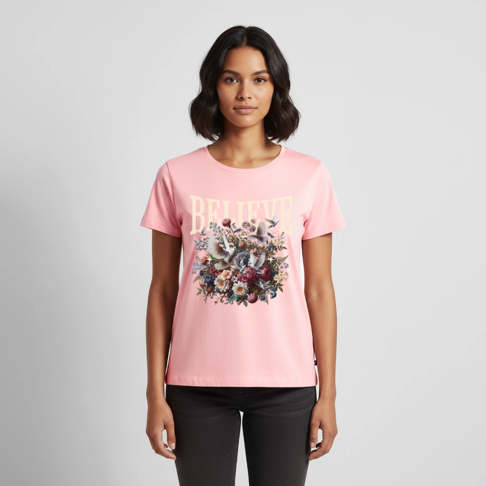 BELIEVE Premium T-Shirt - rose