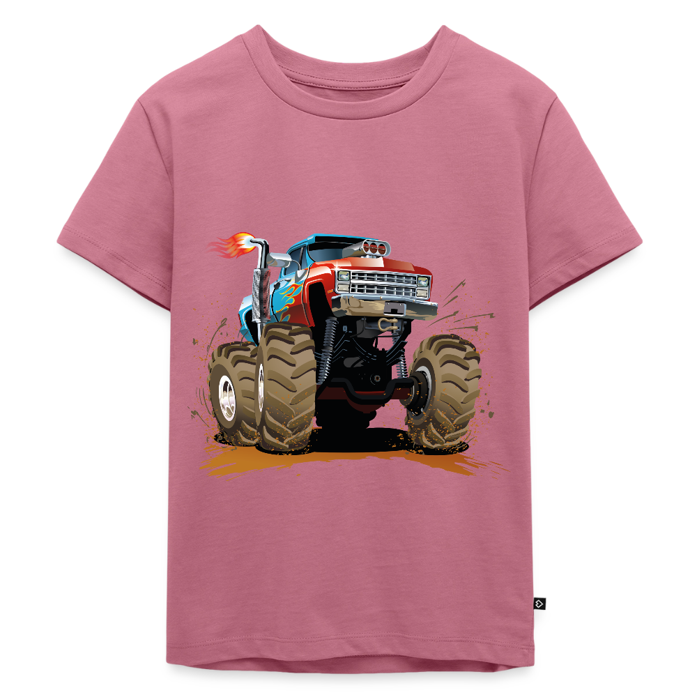 Monstertruck Premium Kinder T-Shirt - mauve