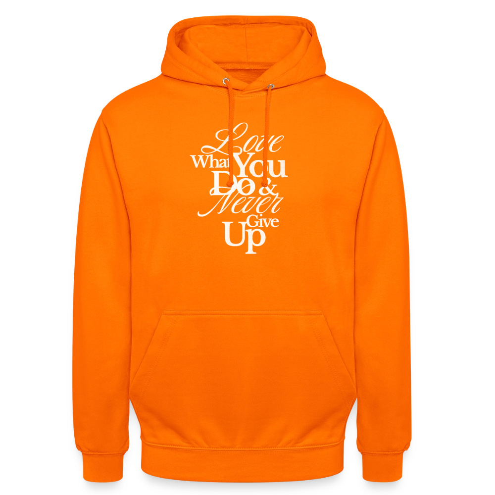Love What You Do Hoodie - orange